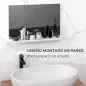 Espejo de Baño de Pared con Estante Abierto Estilo Moderno para Entrada Pasillo 60x12x40 cm Blanco Espejo de Baño de Pared con Estante Abierto Estilo Moderno para Entrada Pasillo 60x12x40 cm Blanco