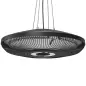 Calefactor por Infrarrojos Terraza Colgante 2000 W con Luz LED Control por Táctil/Mando 2 Niveles Calor y Temporizador