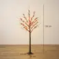 Árbol de Abedul Artificial 150 cm con 96 Luces LED Blanco Cálido Bayas Rojas Temporizador y 12 Ramas Flexibles Marrón Árbol de Abedul Artificial 150 cm con 96 Luces LED Blanco Cálido Bayas Rojas Temporizador y 12 Ramas Flexibles Marrón