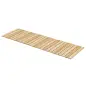 Camino de Jardín de Madera 120x38 cm Pasarela Recta Enrollable para Exteriores Resistente a la Intemperie Natural Camino de Jardín de Madera 120x38 cm Pasarela Recta Enrollable para Exteriores Resistente a la Intemperie Natural