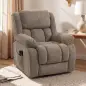 Sillón Relax Reclinable Eléctrico Levanta Personas Masaje Vibratorio y Calor Asiento Ancho Puerto USB Bolsillos Marrón Sillón Relax Reclinable Eléctrico Levanta Personas Masaje Vibratorio y Calor Asiento Ancho Puerto USB Bolsillos Marrón