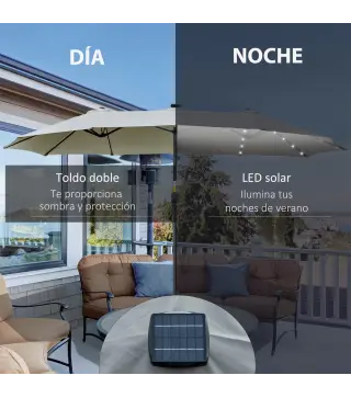 Sombrilla Doble