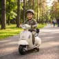 Moto Eléctrica para Niños Licencia Mini Vespa GTS 2 Ruedas Auxiliares Batería de Litio Faro Bocina Respaldo Blanco Moto Eléctrica para Niños Licencia Mini Vespa GTS 2 Ruedas Auxiliares Batería de Litio Faro Bocina Respaldo Blanco
