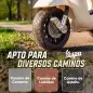 Moto Eléctrica para Niños Licencia Mini Vespa GTS 2 Ruedas Auxiliares Batería de Litio Faro Bocina Respaldo Blanco Moto Eléctrica para Niños Licencia Mini Vespa GTS 2 Ruedas Auxiliares Batería de Litio Faro Bocina Respaldo Blanco