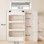 Librería Infantil de Pared de 4 Niveles Estantería para Libros Diseño de Osito para Dormitorio de 3 a 8 Años Blanco