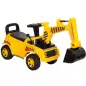 Excavadora sin Pedales Juguete con Casco de Seguridad Excavadora Correpasillos con Brazo Excavador 1 a 4 Años Amarillo Excavadora sin Pedales Juguete con Casco de Seguridad Excavadora Correpasillos con Brazo Excavador 1 a 4 Años Amarillo
