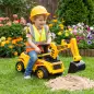 Excavadora sin Pedales Juguete con Casco de Seguridad Excavadora Correpasillos con Brazo Excavador 1 a 4 Años Amarillo Excavadora sin Pedales Juguete con Casco de Seguridad Excavadora Correpasillos con Brazo Excavador 1 a 4 Años Amarillo