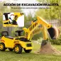 Excavadora sin Pedales Juguete con Casco de Seguridad Excavadora Correpasillos con Brazo Excavador 1 a 4 Años Amarillo Excavadora sin Pedales Juguete con Casco de Seguridad Excavadora Correpasillos con Brazo Excavador 1 a 4 Años Amarillo