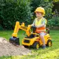 Excavadora sin Pedales Juguete con Casco de Seguridad Excavadora Correpasillos con Brazo Excavador 1 a 4 Años Amarillo Excavadora sin Pedales Juguete con Casco de Seguridad Excavadora Correpasillos con Brazo Excavador 1 a 4 Años Amarillo