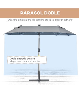 Sombrilla Doble