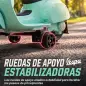 Moto Eléctrica para Niños Licencia Mini Vespa GTS 2 Ruedas Auxiliares Batería de Litio Faro Bocina Respaldo Verde Moto Eléctrica para Niños Licencia Mini Vespa GTS 2 Ruedas Auxiliares Batería de Litio Faro Bocina Respaldo Verde