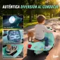 Moto Eléctrica para Niños Licencia Mini Vespa GTS 2 Ruedas Auxiliares Batería de Litio Faro Bocina Respaldo Verde Moto Eléctrica para Niños Licencia Mini Vespa GTS 2 Ruedas Auxiliares Batería de Litio Faro Bocina Respaldo Verde