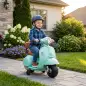 Moto Eléctrica para Niños Licencia Mini Vespa GTS 2 Ruedas Auxiliares Batería de Litio Faro Bocina Respaldo Verde Moto Eléctrica para Niños Licencia Mini Vespa GTS 2 Ruedas Auxiliares Batería de Litio Faro Bocina Respaldo Verde