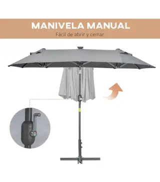 Sombrilla Doble