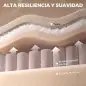 Sillón de Masaje con Calor Reclinación por Empuje 135° Reposapiés Reposabrazos Ajustables y 2 Bolsillos Beige Sillón de Masaje con Calor Reclinación por Empuje 135° Reposapiés Reposabrazos Ajustables y 2 Bolsillos Beige