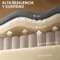Sillón Relax Reclinable Manual hasta 155° Tapizado en PU Reposapiés Respaldo Alto Grueso y Asiento Amplio Gris