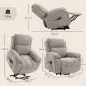 Sillón Relax Reclinable Eléctrico Levanta Personas Masaje Vibratorio y Calor Asiento Muelles Mando Portavasos Bolsillos Sillón Relax Reclinable Eléctrico Levanta Personas Masaje Vibratorio y Calor Asiento Muelles Mando Portavasos Bolsillos
