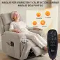 Sillón Relax Reclinable Eléctrico Levanta Personas Masaje Vibratorio y Calor Asiento Muelles Mando Portavasos Bolsillos Sillón Relax Reclinable Eléctrico Levanta Personas Masaje Vibratorio y Calor Asiento Muelles Mando Portavasos Bolsillos