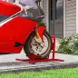 Caballete de Moto Delantera Soporte para Rueda Delantera de Moto Ajustable en 3 Niveles 60x55x43 cm Rojo Caballete de Moto Delantera Soporte para Rueda Delantera de Moto Ajustable en 3 Niveles 60x55x43 cm Rojo