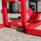 Caballete de Moto Delantera Soporte para Rueda Delantera de Moto Ajustable en 3 Niveles 60x55x43 cm Rojo Caballete de Moto Delantera Soporte para Rueda Delantera de Moto Ajustable en 3 Niveles 60x55x43 cm Rojo