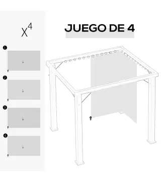 Paredes para Cenador