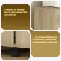 Archivador de Oficina con 2 Puertas Cerradura Estantes para Sala de Estar Estudio 80x40x80 cm Roble Archivador de Oficina con 2 Puertas Cerradura Estantes para Sala de Estar Estudio 80x40x80 cm Roble