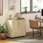 Archivador de Oficina con 2 Puertas Cerradura Estantes para Sala de Estar Estudio 80x40x80 cm Roble Archivador de Oficina con 2 Puertas Cerradura Estantes para Sala de Estar Estudio 80x40x80 cm Roble