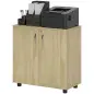 Archivador de Oficina con 2 Puertas Cerradura Estantes para Sala de Estar Estudio 80x40x80 cm Roble Archivador de Oficina con 2 Puertas Cerradura Estantes para Sala de Estar Estudio 80x40x80 cm Roble