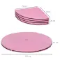 Colchoneta Pole Dance Plegable Portátil Alfombra de Pole Dance Ø150x5 cm para Casa Gimnasio Entrenamiento Danza Rosa Colchoneta Pole Dance Plegable Portátil Alfombra de Pole Dance Ø150x5 cm para Casa Gimnasio Entrenamiento Danza Rosa