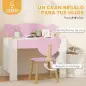 Escritorio Infantil con Silla en Forma de Osito con Cajón para Leer y Estudiar Mesa 80x41x74,5 cm y Silla 32,5x38x59 cm Escritorio Infantil con Silla en Forma de Osito con Cajón para Leer y Estudiar Mesa 80x41x74,5 cm y Silla 32,5x38x59 cm