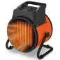 Calefactor Eléctrico Cerámico PTC 5000W Termostato Regulable 3 Modos Ángulo Ajustable Portátil para 48 ㎡ Naranja