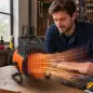 Calefactor Eléctrico Cerámico PTC 5000W Termostato Regulable 3 Modos Ángulo Ajustable Portátil para 48 ㎡ Naranja