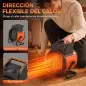 Calefactor Eléctrico Cerámico PTC 5000W Termostato Regulable 3 Modos Ángulo Ajustable Portátil para 48 ㎡ Naranja