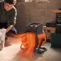 Calefactor Eléctrico Cerámico PTC 5000W Termostato Regulable 3 Modos Ángulo Ajustable Portátil para 48 ㎡ Naranja