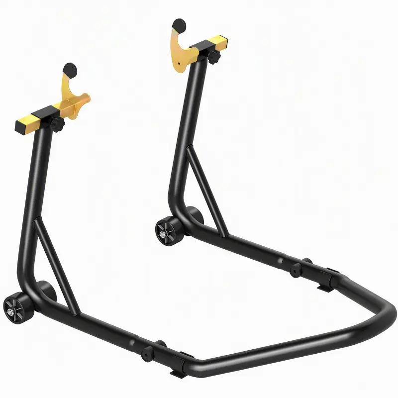 Caballete Elevador Universal Soporte Rueda Trasera Moto de Acero Robusta Carga 544 kg con Horquillas en U y L Ajustables Caballete Elevador Universal Soporte Rueda Trasera Moto de Acero Robusta Carga 544 kg con Horquillas en U y L Ajustables