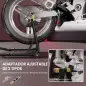 Caballete Elevador Universal Soporte Rueda Trasera Moto de Acero Robusta Carga 544 kg con Horquillas en U y L Ajustables Caballete Elevador Universal Soporte Rueda Trasera Moto de Acero Robusta Carga 544 kg con Horquillas en U y L Ajustables