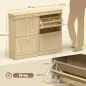 Zapatero Estrecho con 4 Puertas Abatibles y Estantes Ajustables para hasta 20 Pares Efecto Roble Zapatero Estrecho con 4 Puertas Abatibles y Estantes Ajustables para hasta 20 Pares Efecto Roble