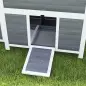 Gallinero para Exterior de Madera 100x86x100cm 2-4 Gallinas Nido Bandeja Extraíble Techo Impermeable Perchas Gris Claro Gallinero para Exterior de Madera 100x86x100cm 2-4 Gallinas Nido Bandeja Extraíble Techo Impermeable Perchas Gris Claro