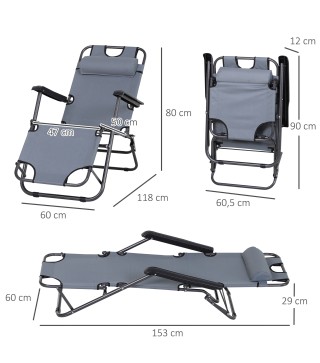 Tumbona Plegable