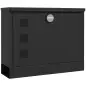 Buzón Exterior de Metal de Pared Correo Cerradura y 2 Llaves Ventanas de Vista Cierre Silencioso 36,5x11,5x29 cm Negro Buzón Exterior de Metal de Pared Correo Cerradura y 2 Llaves Ventanas de Vista Cierre Silencioso 36,5x11,5x29 cm Negro