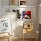 Set de 2 Estantes de Pared Flotantes de 80 cm para Sala de Estar Entrada Dormitorio Carga 3 kg Blanco y Natural