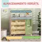 Organizador Infantil con Compartimentos 9 Cestas Extraíbles y Láminas de Pegatinas 92x30x80 cm Rosa Organizador Infantil con Compartimentos 9 Cestas Extraíbles y Láminas de Pegatinas 92x30x80 cm Rosa