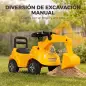 Excavadora Correpasillos Juguete con Bocina de Aire, Excavadora sin Pedales, Brazo Excavador, Almacenaje Bajo Asiento, para Niño Excavadora Correpasillos Juguete con Bocina de Aire, Excavadora sin Pedales, Brazo Excavador, Almacenaje Bajo Asiento, para Niño