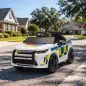 Coche Eléctrico para Niños de Policía 12V Mando a Distancia 2,4 G 2 Motores Arranque Suave Sirena Luces Música Blanco Coche Eléctrico para Niños de Policía 12V Mando a Distancia 2,4 G 2 Motores Arranque Suave Sirena Luces Música Blanco