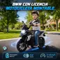 Moto Eléctrica para Niños Licencia BMW G310 GS 12V con 2 Ruedas Auxiliares Arranque Suave 3-6 km/h 3-8 Años Negro Moto Eléctrica para Niños Licencia BMW G310 GS 12V con 2 Ruedas Auxiliares Arranque Suave 3-6 km/h 3-8 Años Negro