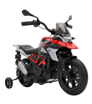 Moto Eléctrica para Niños Licencia BMW G310 GS 12V con 2 Ruedas Auxiliares Arranque Suave 3-6 km/h 3-8 Años Rojo