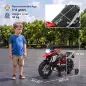 Moto Eléctrica para Niños Licencia BMW G310 GS 12V con 2 Ruedas Auxiliares Arranque Suave 3-6 km/h 3-8 Años Rojo Moto Eléctrica para Niños Licencia BMW G310 GS 12V con 2 Ruedas Auxiliares Arranque Suave 3-6 km/h 3-8 Años Rojo