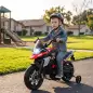 Moto Eléctrica para Niños Licencia BMW G310 GS 12V con 2 Ruedas Auxiliares Arranque Suave 3-6 km/h 3-8 Años Rojo Moto Eléctrica para Niños Licencia BMW G310 GS 12V con 2 Ruedas Auxiliares Arranque Suave 3-6 km/h 3-8 Años Rojo