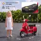 Moto Eléctrica Niños 12V Vespa PX150 Ruedas Auxiliares 2 Motores Suspensión Trasera Música Faros 3 km/h 3-6 Años Rojo Moto Eléctrica Niños 12V Vespa PX150 Ruedas Auxiliares 2 Motores Suspensión Trasera Música Faros 3 km/h 3-6 Años Rojo