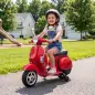 Moto Eléctrica Niños 12V Vespa PX150 Ruedas Auxiliares 2 Motores Suspensión Trasera Música Faros 3 km/h 3-6 Años Rojo Moto Eléctrica Niños 12V Vespa PX150 Ruedas Auxiliares 2 Motores Suspensión Trasera Música Faros 3 km/h 3-6 Años Rojo